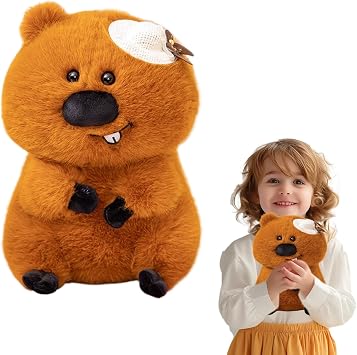 Cartoon Stuffed Animal, Comfortable Exquisite Plush, Easy Care Collectible Doll Relaxation Aid Smooth Texture Snuggle Buddy Vibrant Colors Material, Pillow Toy for Family, Friends, Coll