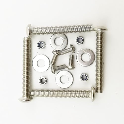 Miniatura 5 de HANSWD Soportes de barras de soporte para alforjas SUZUKI YAMAHA KAWASAKI (cromado)