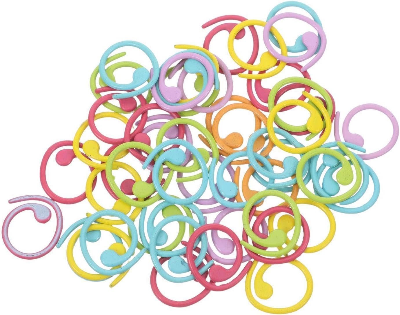 Metal Stitch Marker Rings Copper for Knitting and Crochet 50pcs