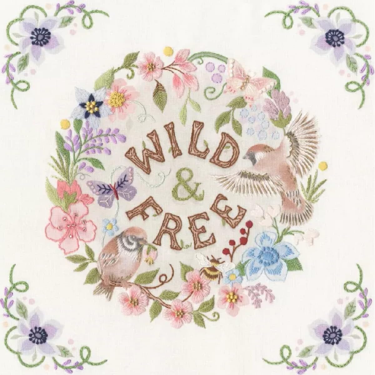 Bothy Threads Creative Embroidery Kit - Wild and Free
