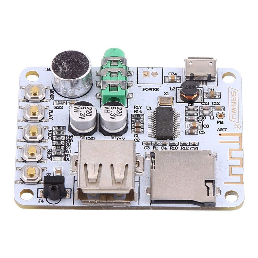 2.1 Scheda Decodificatrice Audio Bluetooth Per Auto Modulo Di Decodifica Mp3 Con Usb Aux Fai Da Te Per Schede Amplificatori Home Theater~p89372269