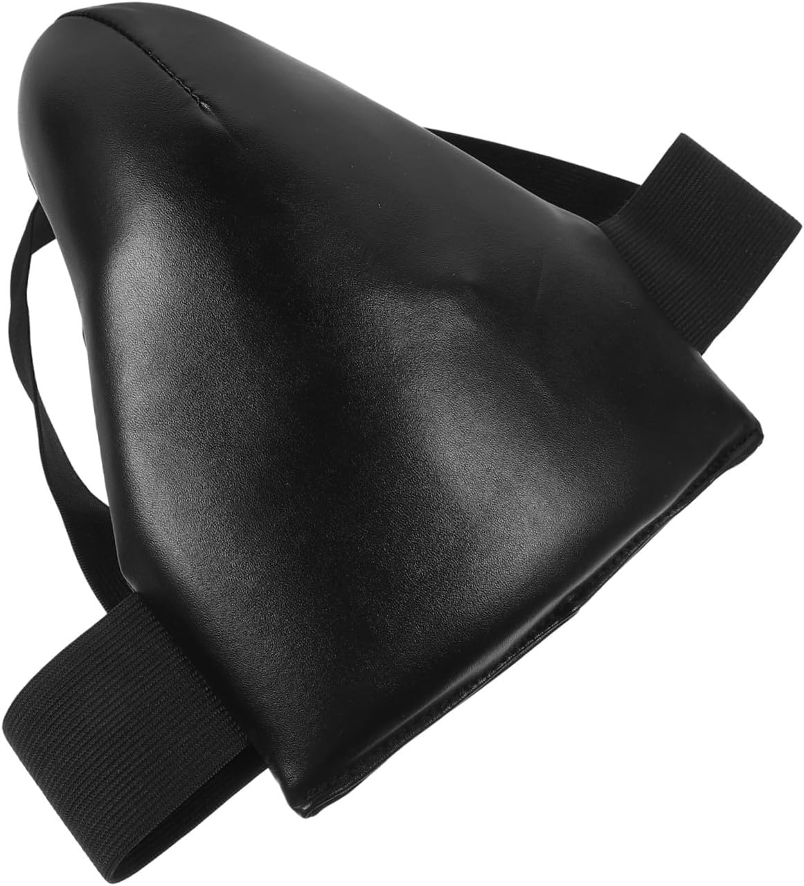 Portable Groin Protector for Karate and Taekwondo Comfortable Breathable Crotch Guard with Flexible Fit Safety Gear for Boxing and Martial Arts Training Black