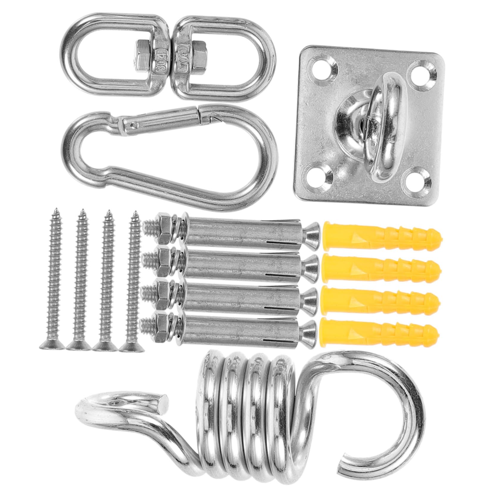 Kit suspension hamac installation simple avec plaques de fixation solides