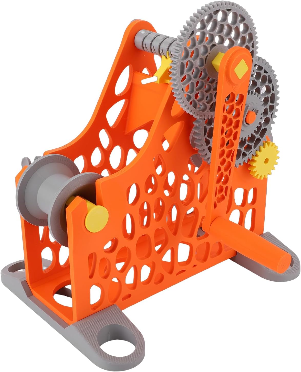 WALFRONT Filament Respooler, Hand Cranked 3D Printer Rewinder for 1kg Spools with Portable Modular Design, for 3D Printing Welding Textile Work and Daily Crafts