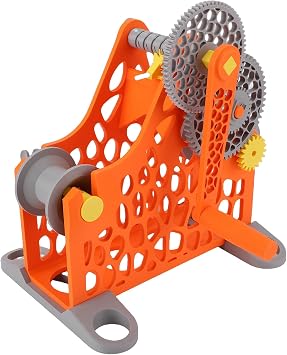 Eujgoov 3D Printer Filament Respooler, Hand Cranked 1kg Filament Rewinder with Detachable Modular Design, for 3D Printing Welding Textile Work and Daily Crafts