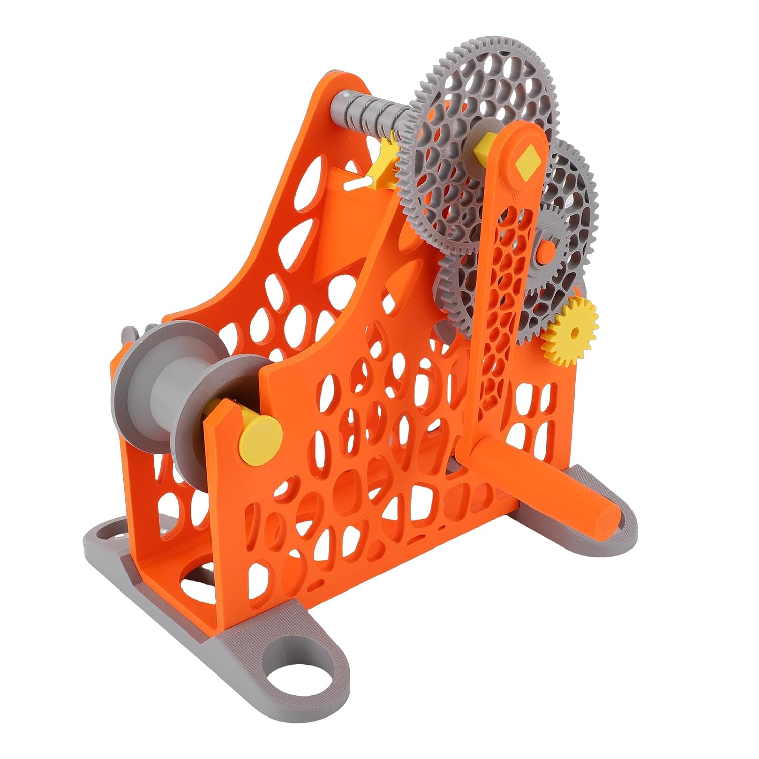 GOWENIC 3D Printer Filament Respooler Hand Cranked 1kg Filament Rewinder, 3D Printer Spool Rewinder, Welding Thread Winder with Smart Tension Control, Manual Spool Winder