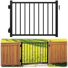 4ft x 36in Outdoor Aluminum Deck Gate with Self-Closing Hinge Latch