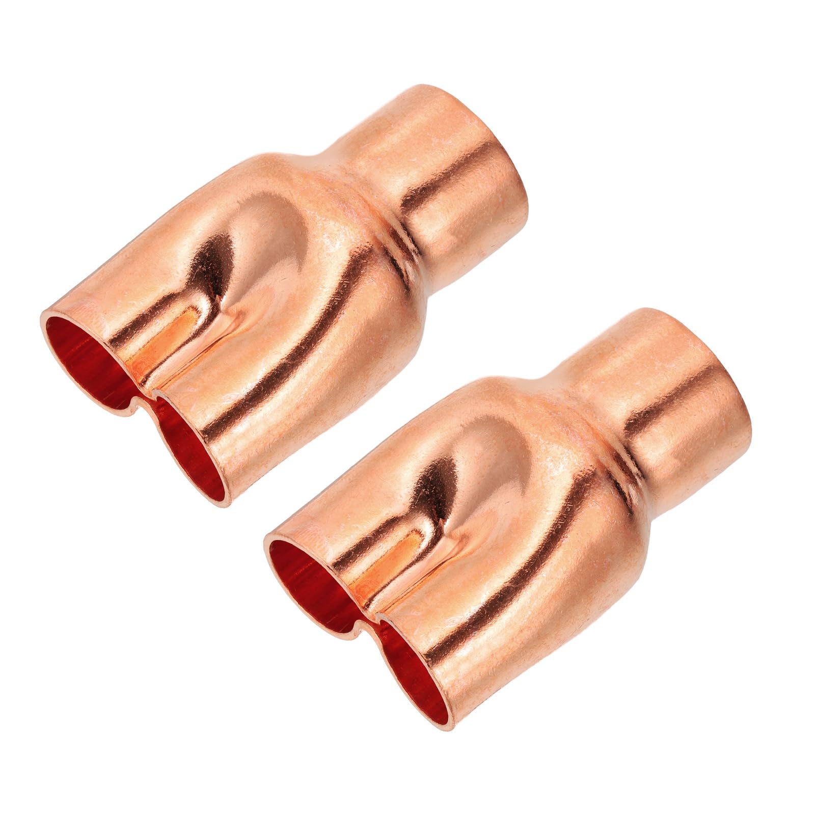 PATIKIL 7/8" x 5/8" x 5/8" ID Tee Y Type Copper Fitting