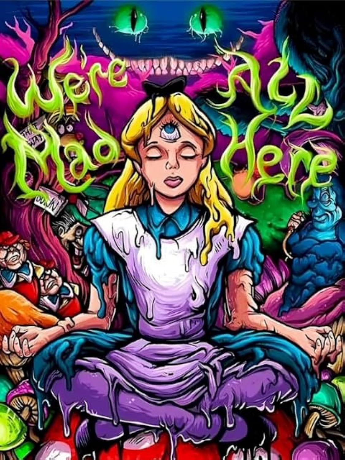 Amazon.com: Modern Merch Alice in Wonderland Diamond Art Kits for