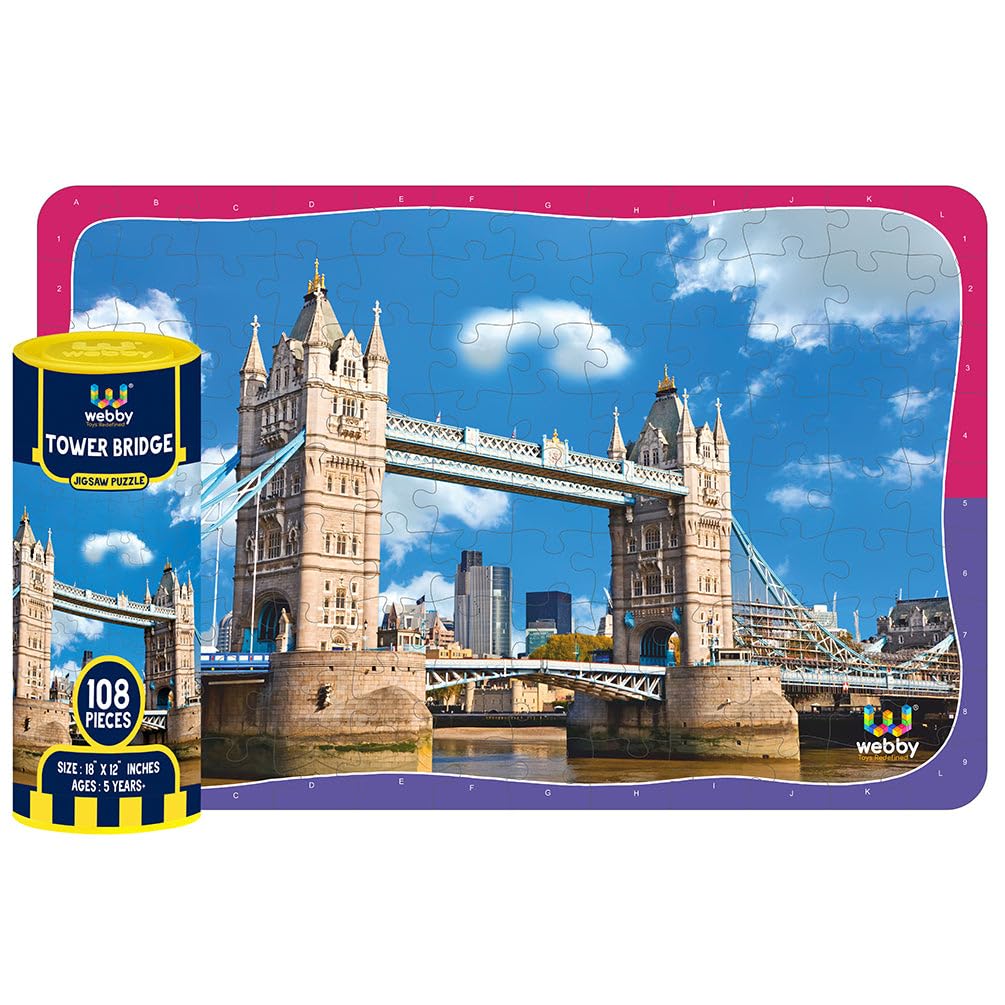 Webby Tower Bridge Jigsaw Puzzle, 108 Pieces (B08K4FLTJK) Amazon Price History, Amazon Price Tracker
