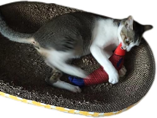 Miniatura 6 de Juguetes para gatos Saury Fish, paquete de 3, sonido arrugado de hierba gatera, suave y duradero, pateador interactivo para gatitos para ejercicio