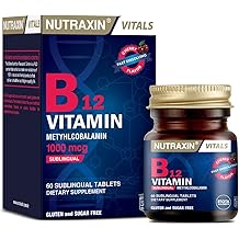 Nutraxin B12 Vitamin 1000 mcg 60 Tablet Takviye Edici Gıda