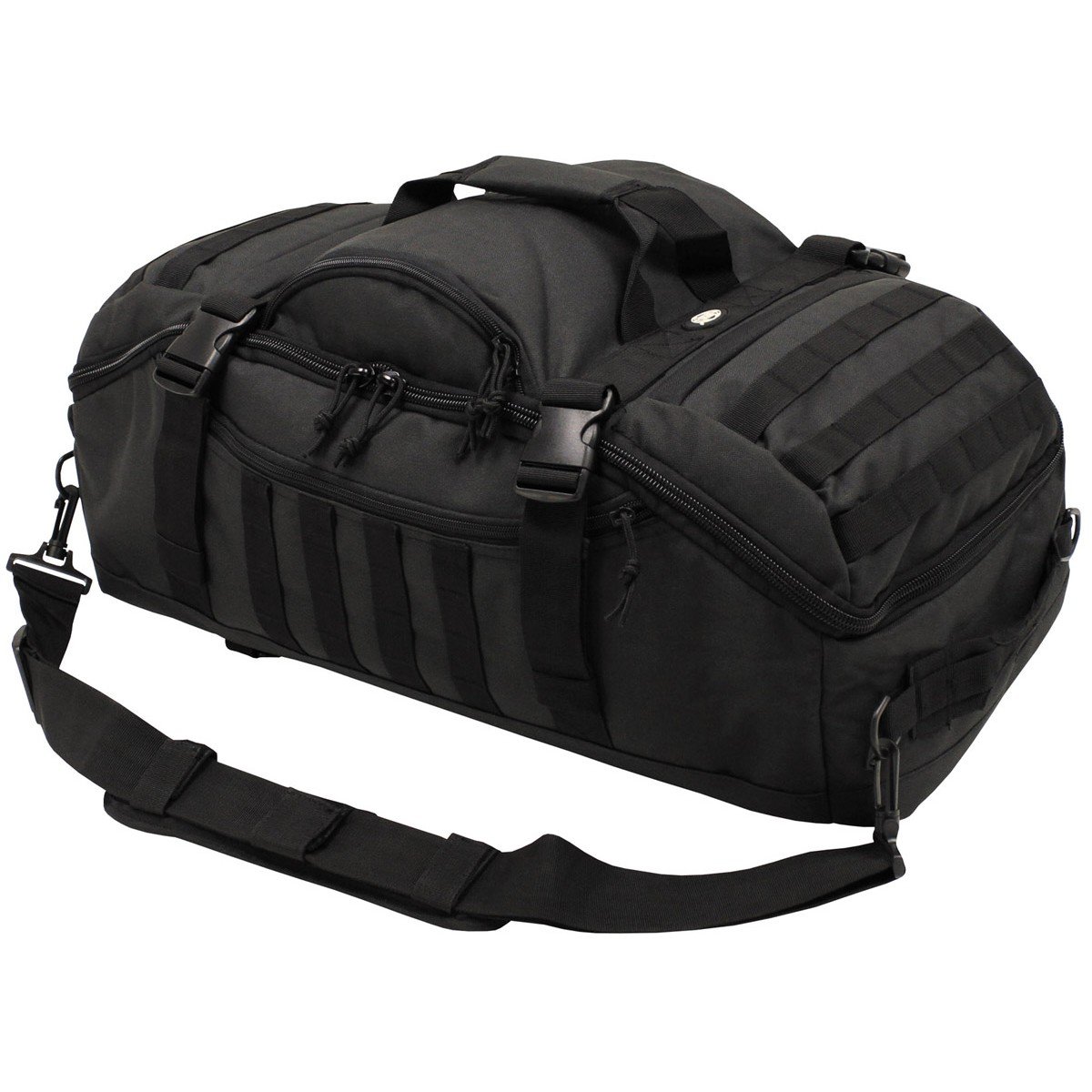 MFH Travel Backpack 48L Tactical Outdoor Travel Mens Expedition Black