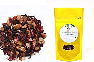 Herbal Fruit Tea - Ice Tea - Loose Leaf Tea - Pina Colada 100 gram - Delicious either Hot or Iced