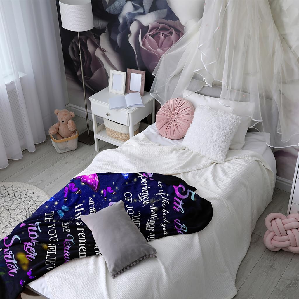 Ryubein 15 Year Old Girl Gifts, 15 Quinceanera Gifts, Gifts for 15 Year Old Girl, 15th Birthday Gifts for Teen Girls, 15th Birthday Decorations, Present for 15 Teen Girls Ideas Blanket 50" X 60" - Image 5