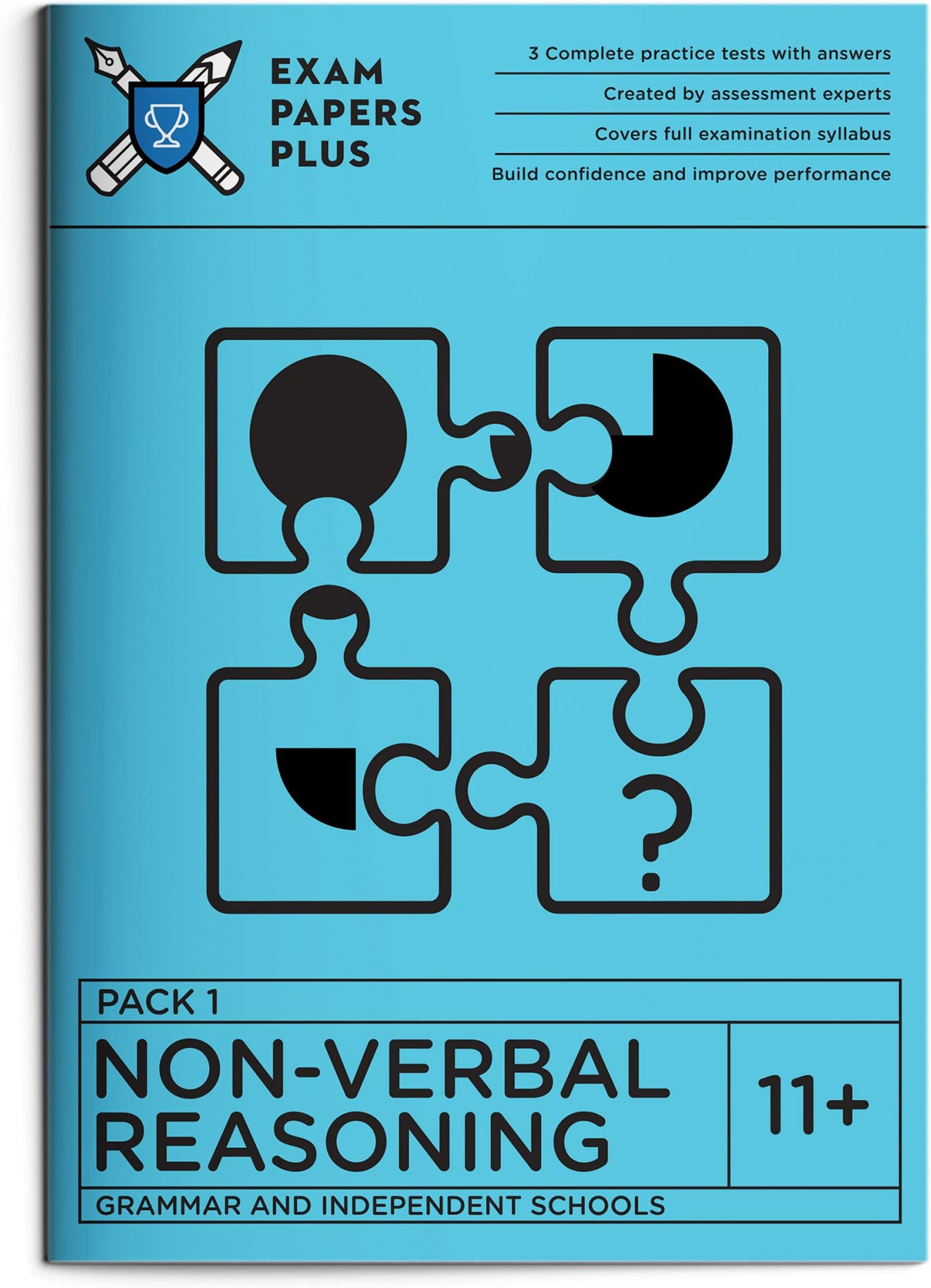 Exam Papers Plus GL Assessment 11 Plus Practice Papers 2023, Non Verbal Reasoning Pack 1, Mock Exam Experience for Home Practice with Separate Answer Sheet for Parents, By …
