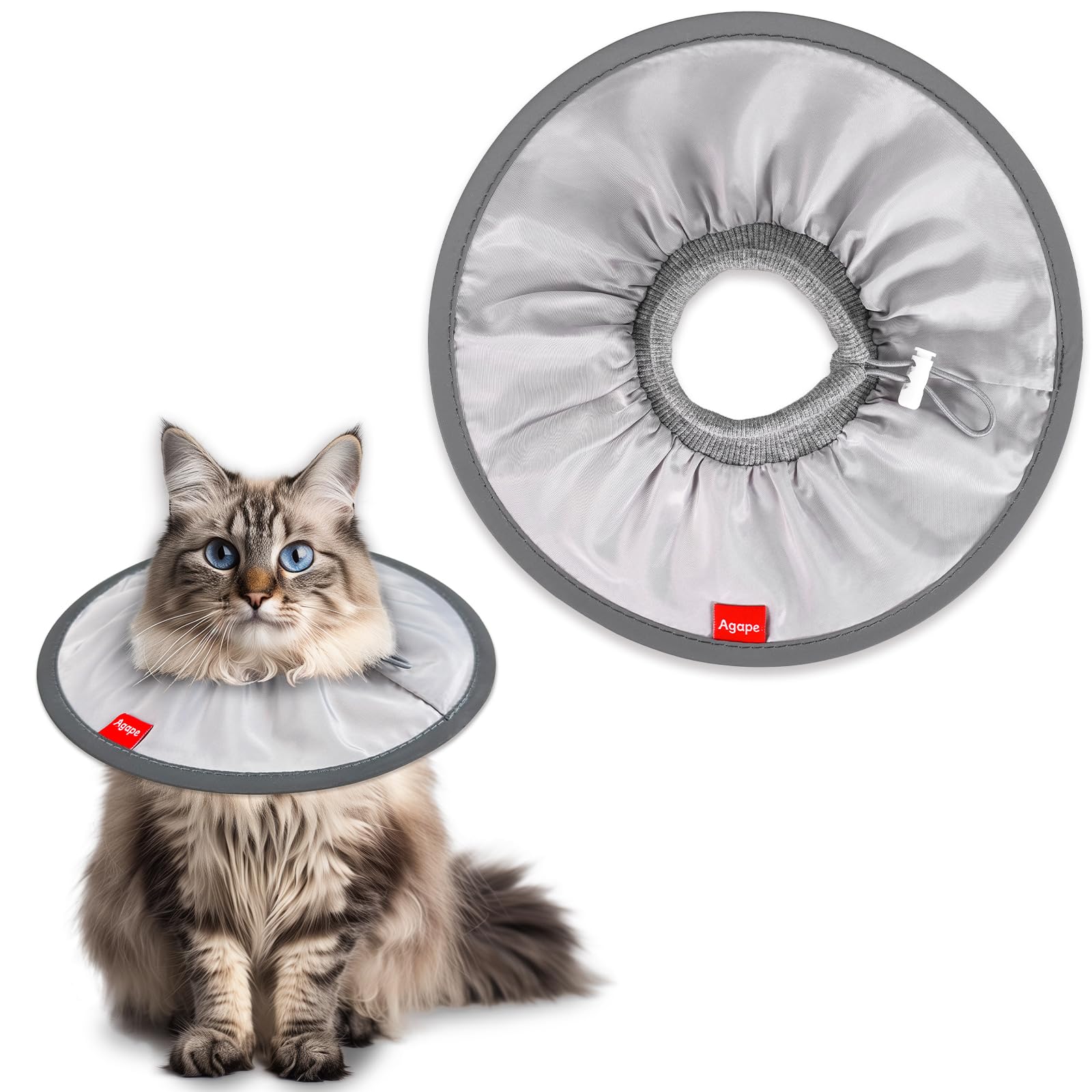 Photo 1 of Agape Soft Cat Cone - Lightweight Recovery Collar