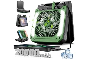 Olevs Portable Solar Fan: Your Pocket-Sized Cooling Companion