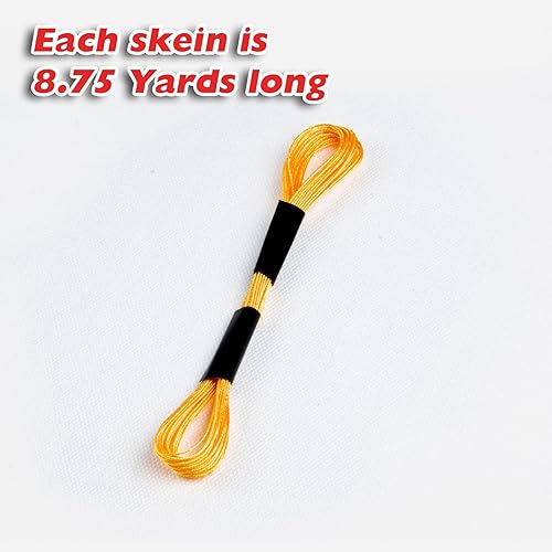 Miniatura 5 de 12 madejas de hilo metálico para bordar, hilo de bordar, hilo de punto de cruz brillante de 8.7 yardas para pulseras de amistad, manualidades de hilo