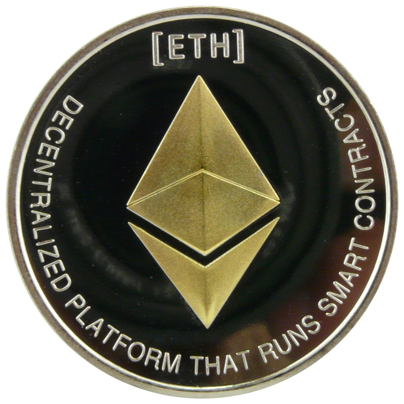 Generisch Ethereum Sammlermünze, Gold und Silber Beschichtet, Massives  Metall, Limitierte Edition : Amazon.de: Fashion