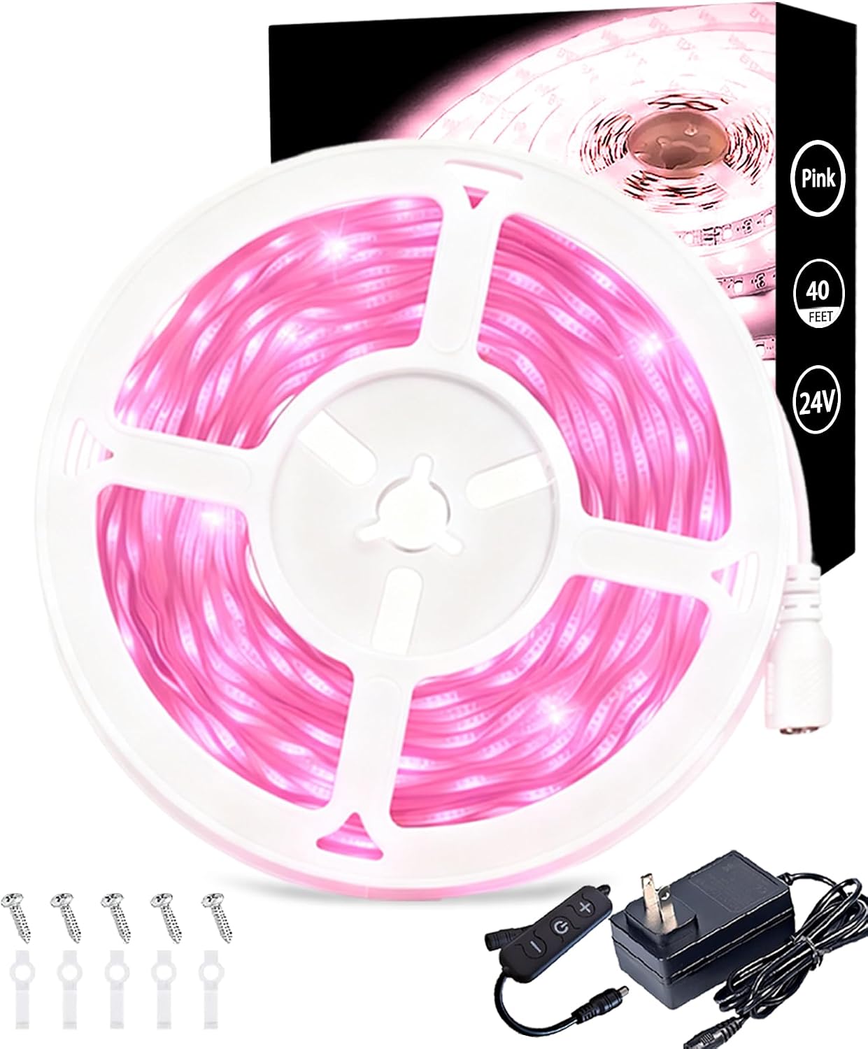 Blue 30ft Led Lights Strip Indoor Rope Lights Easy DIY Cuttable Strip Lights for Fish Tank Bar Room Bathroom Living Room Kitchen Ceiling Wall Vanity Mirror Decor