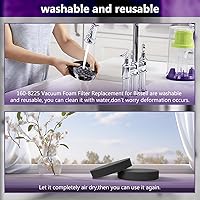 Vista 7 de Paquete de 4 filtros de repuesto 1608225 para motor de vacío para Bissell 1797 2190 2256 2256K 2258 2259 2260 2191 2253 22547 22549 2316 2692 2488