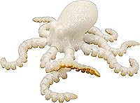 Vista 6 de 3D Printed Octopus - Customizable, Made to Order Articulated Animal Model (X-Large, Purple with Lime Green Tentacles)