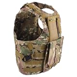 Marinus MOLLE Plate Carrier Vest – 600D Nylon Tactical Vest with Pouches&comma; Mag&comma; Admin&comma; First Aid – Adjustable