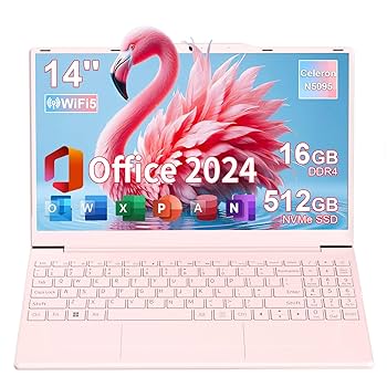 14インチ ノートパソコン ピンク 軽量 Office搭載 楽天市場】ノートパソコン 新品 Office付き 初心者向け初期設定