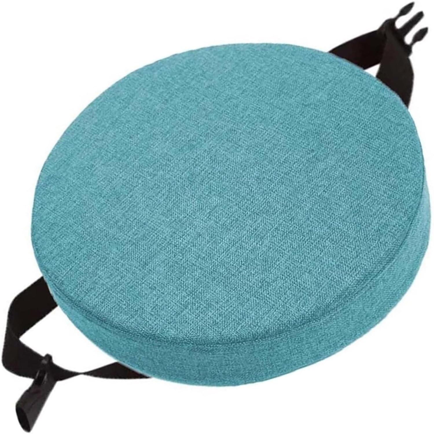 MCNDSI Bar Stool Cushions Round Chair Cushions With Ties of 1 2 4 Seat Cushions for Chairs Non Slip Bistro Chair Pads With Machine Washable Cover for Garde Home and Office(#2,35x3cm/14x1.2in (1))