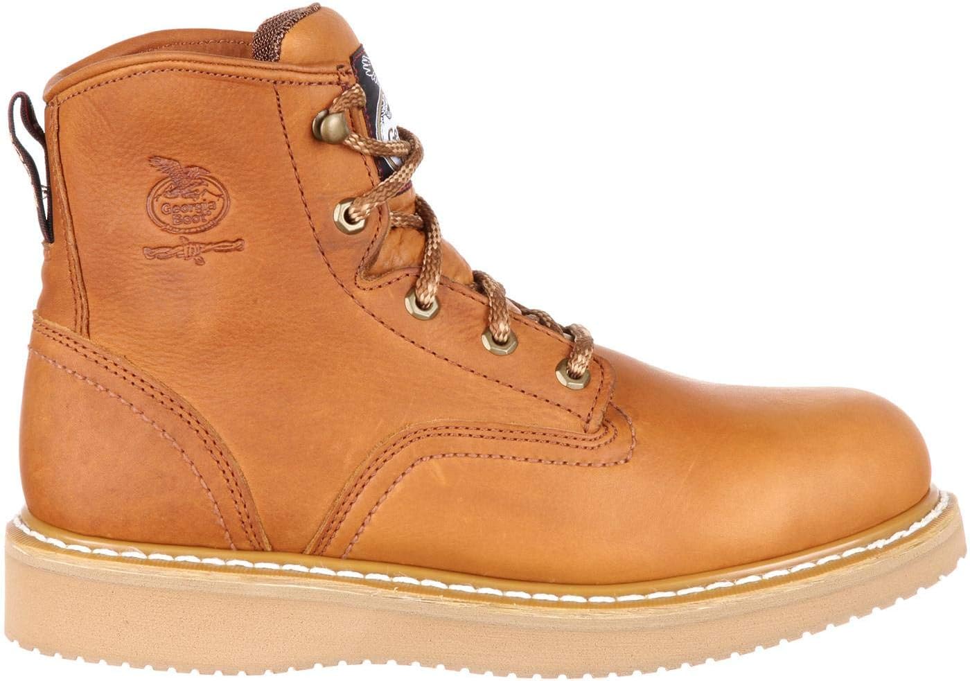 Georgia Boot Men's Wedge Steel Toe Work Boots - Image 7