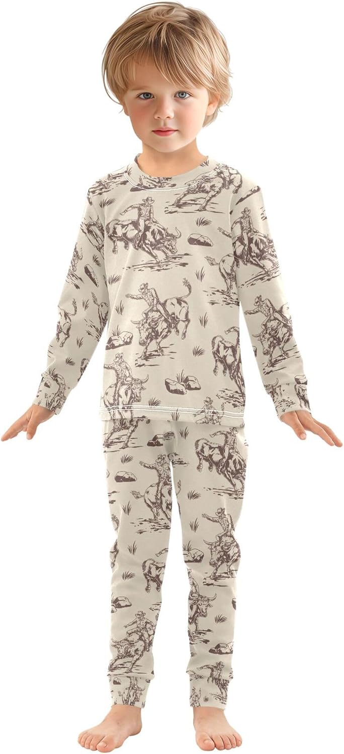Pajama Sets Long Sleeve Top with Pants Cotton Soft Sleepwear 2 Piece Pjs Set