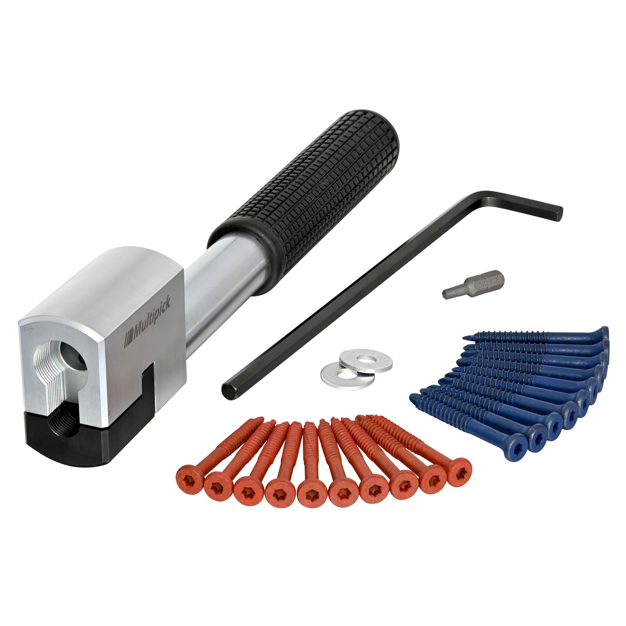 MULTIPICK Pull Kracker [avec vis de blocage] Arrache Cylindre - forceur serrure - materiel serrurier - Extracteur de Cylindre de Serrure - Arrache Cylindre Serrure Extracteur de Serrure
