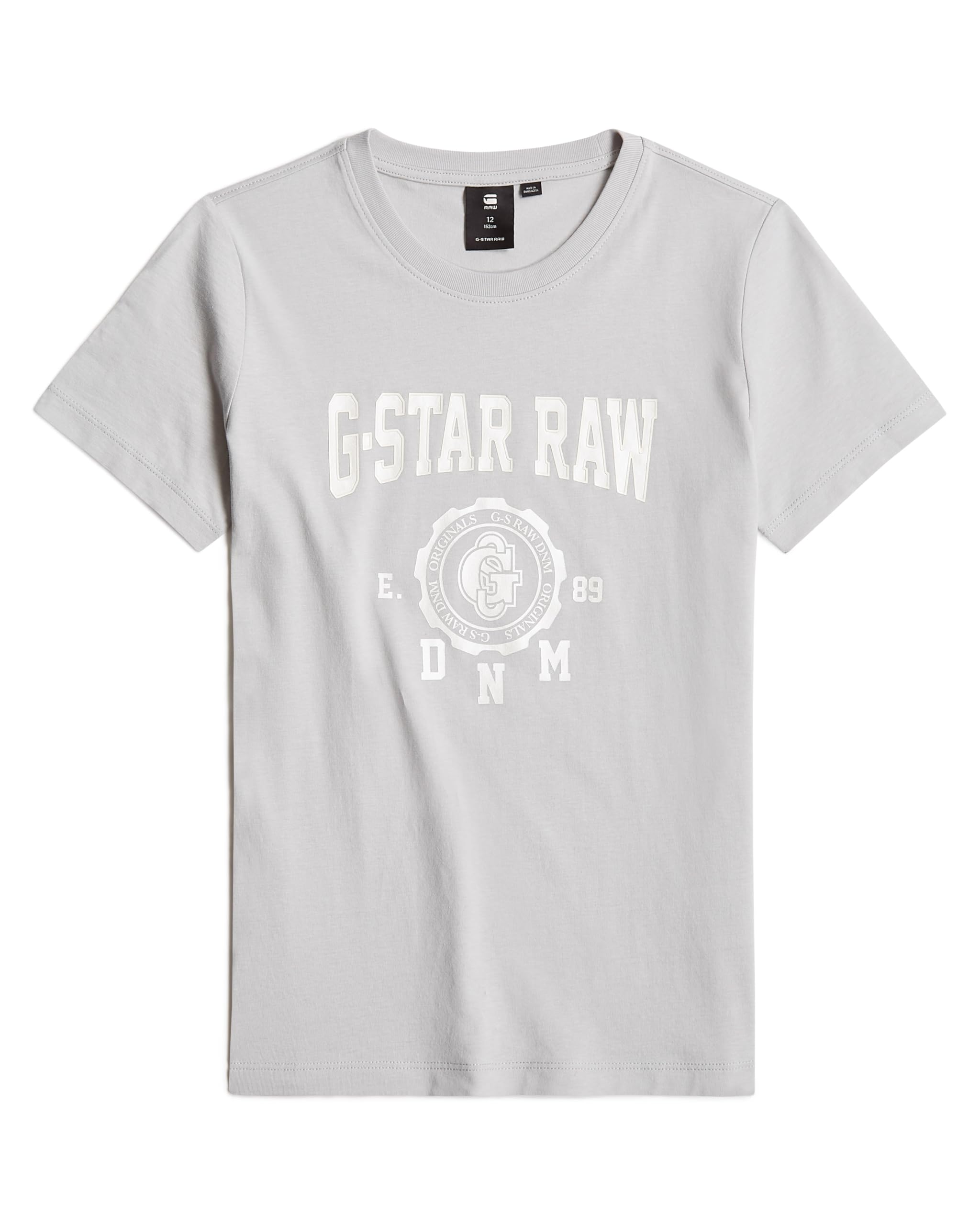 G-Star Girl's Kids Top Regular, Grey (harbor mist D24975-01-G941), 8