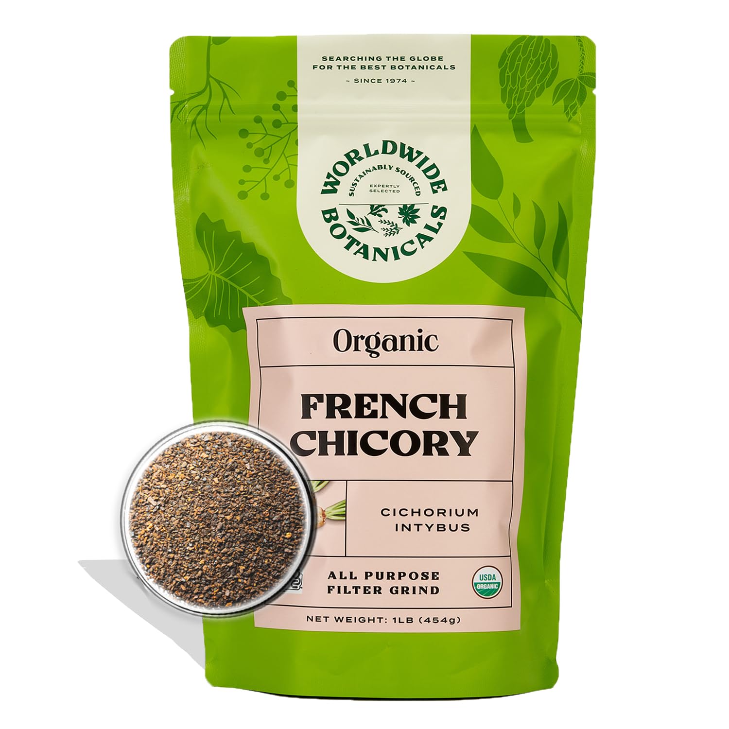 Amazon.com : Worldwide Botanicals Organic French Chicory Root, 1