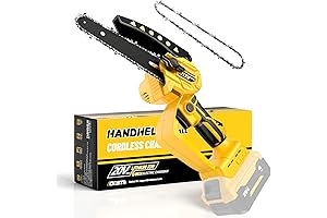 DEWALT Mini Saw: Battery Powered Chainsaw for Wood Cutting & Tree Trimming