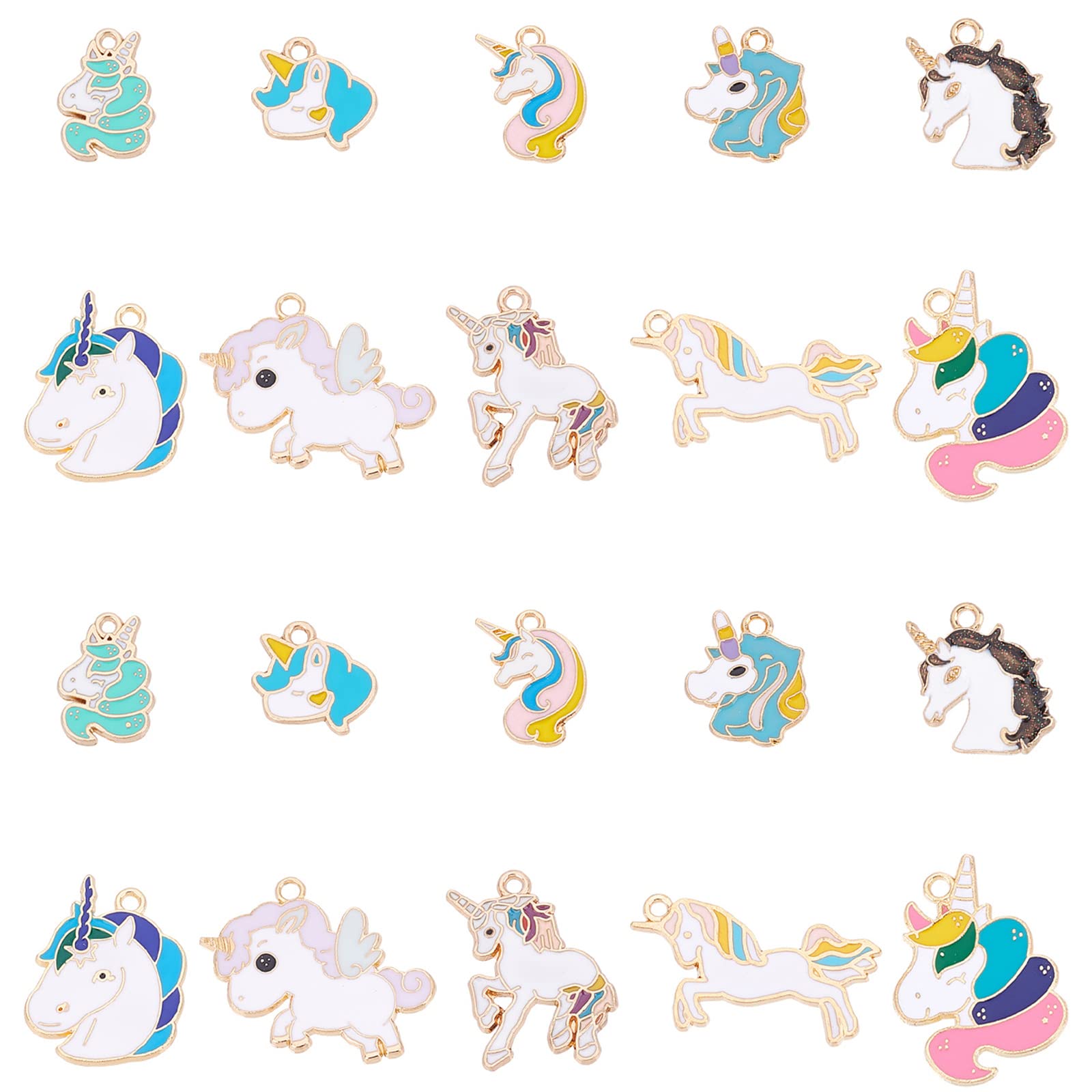 カラー ユニコーンチャーム  10個 カラー ユニコーンチャーム 10個 719ba7c419d766f6bd37d14ac73bce