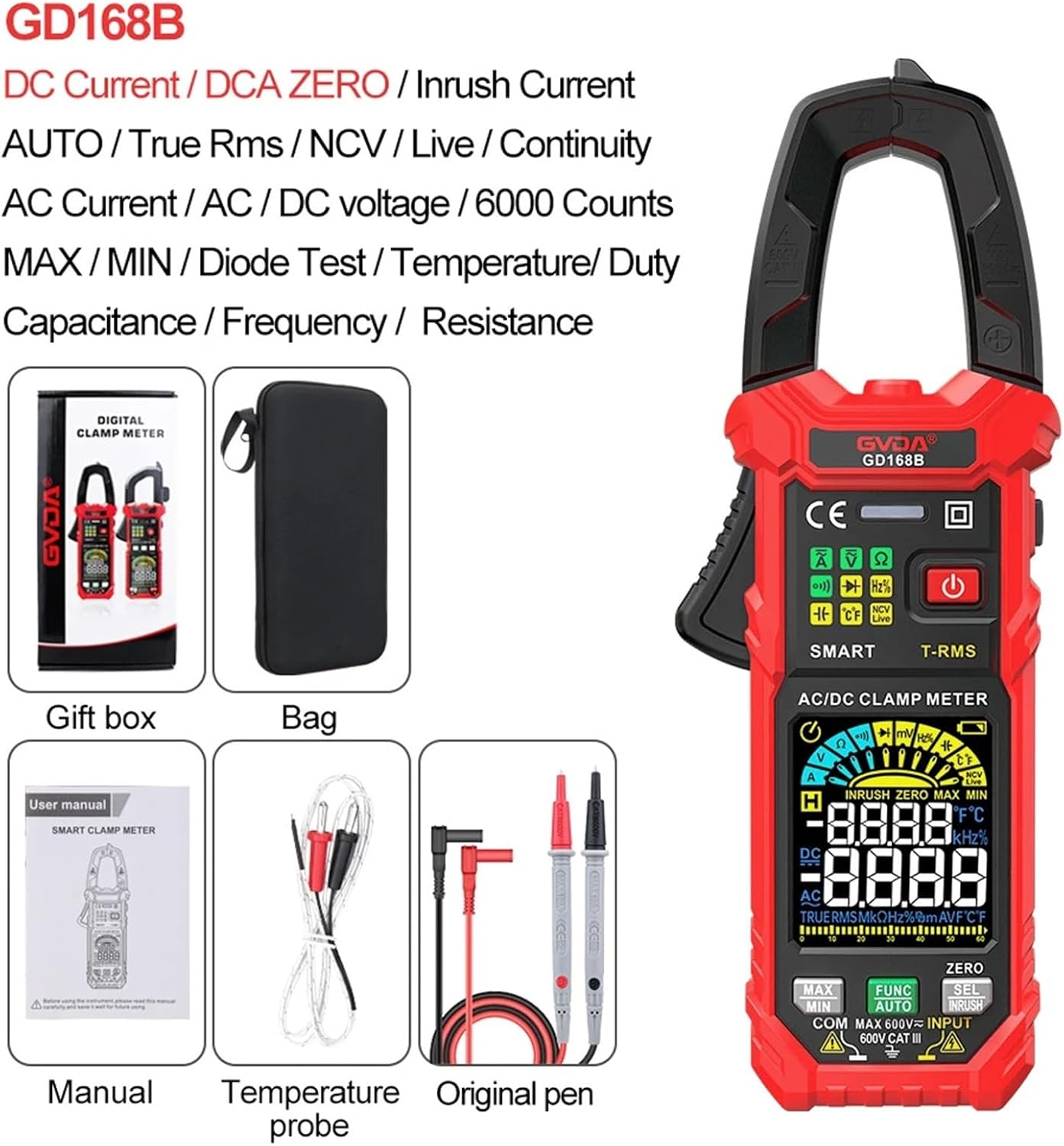 JDOUNFMO GD168B Package Contents