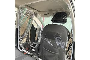 Clear Car Partition Divider Sneeze Guard Film Protective Shield