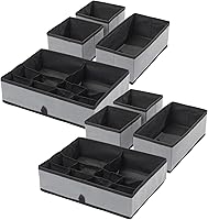 Vista 9 de mDesign - Organizador de tela para cajones y guardarropa