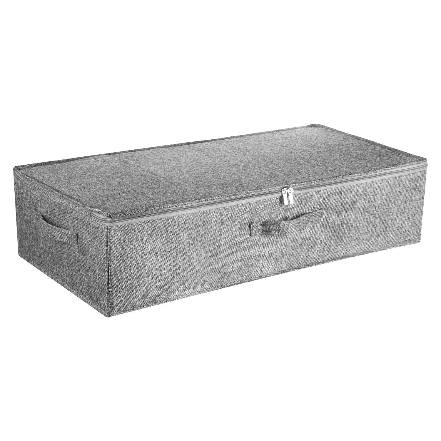 Mondelys Under Bed Storage Bag, Large Capacity Underbed Storage Organizer Box with Lid, Foldable