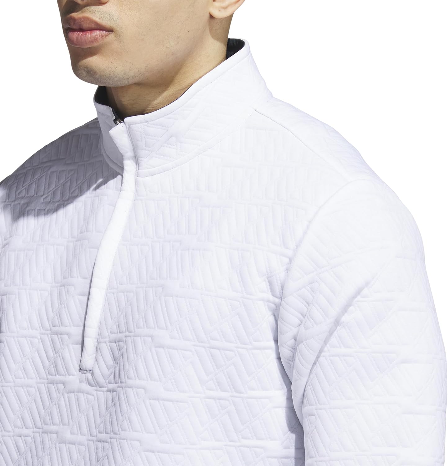 adidas Mens DWR Quarter Zip Golf Pullover