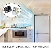 Vista 4 de PTC - Kit de relé de arranque y protector de sobrecarga para refrigerador, QP2-15 de 3 pines y 15 ohmios y protector de sobrecarga de refrigeradores