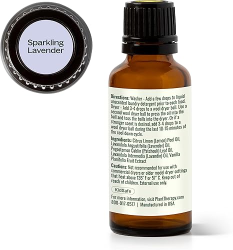 Miniatura 8 de Plant Therapy Mezcla de aceite esencial de lavanda espumosa de 1.0 fl oz (1 oz), puro, sin diluir, fragancia de lavado y potenciador de aroma