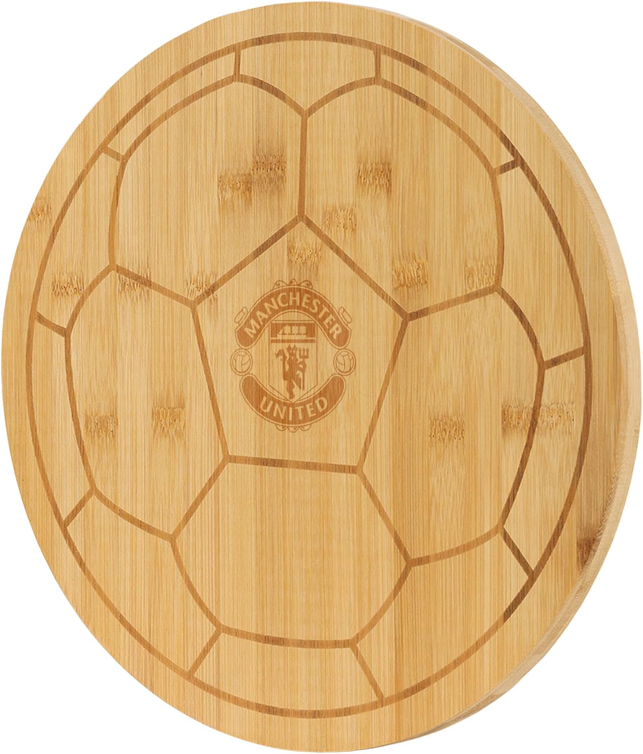 FOCO Officially Licenced Manchester City FC Football Cheese Charcuterie Bamboo Platter Serving Board, 28 centimeters - Image 3
