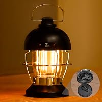 Zpincsipo 5000mAh LED Kemping Lámpa Újratölthető, 400LM Meleg Fehér Fény, 3 Üzemmód, Vészvilágítás 1