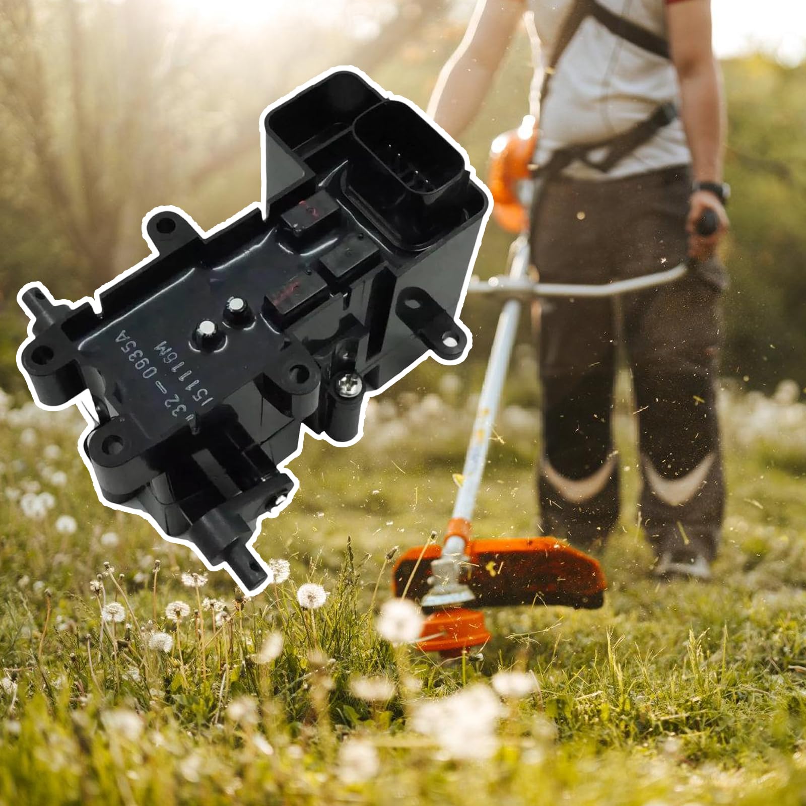 Conjunto de controlador de freno para equipo de corte 74650 74655 74656 engranaje de corte herramienta de jardín caja de freno actualización