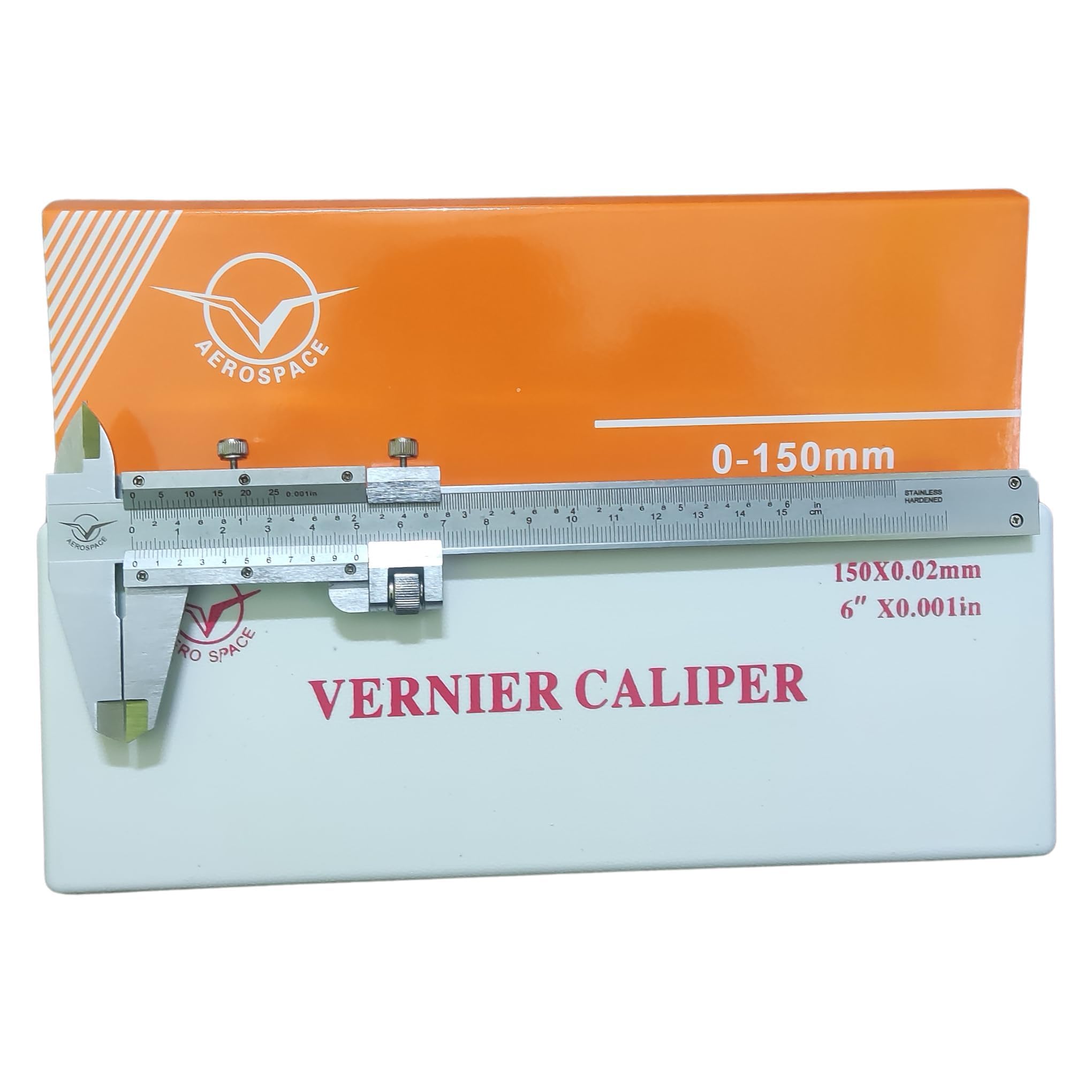 vernier calipers 0-6 in/0-150 mm Stainless Steel Plain/Manual– Precision Caliper Measuring Tool with Dual Screw Locking & Gauge Scale Designed for engineering, machining, woodworking.-image-35