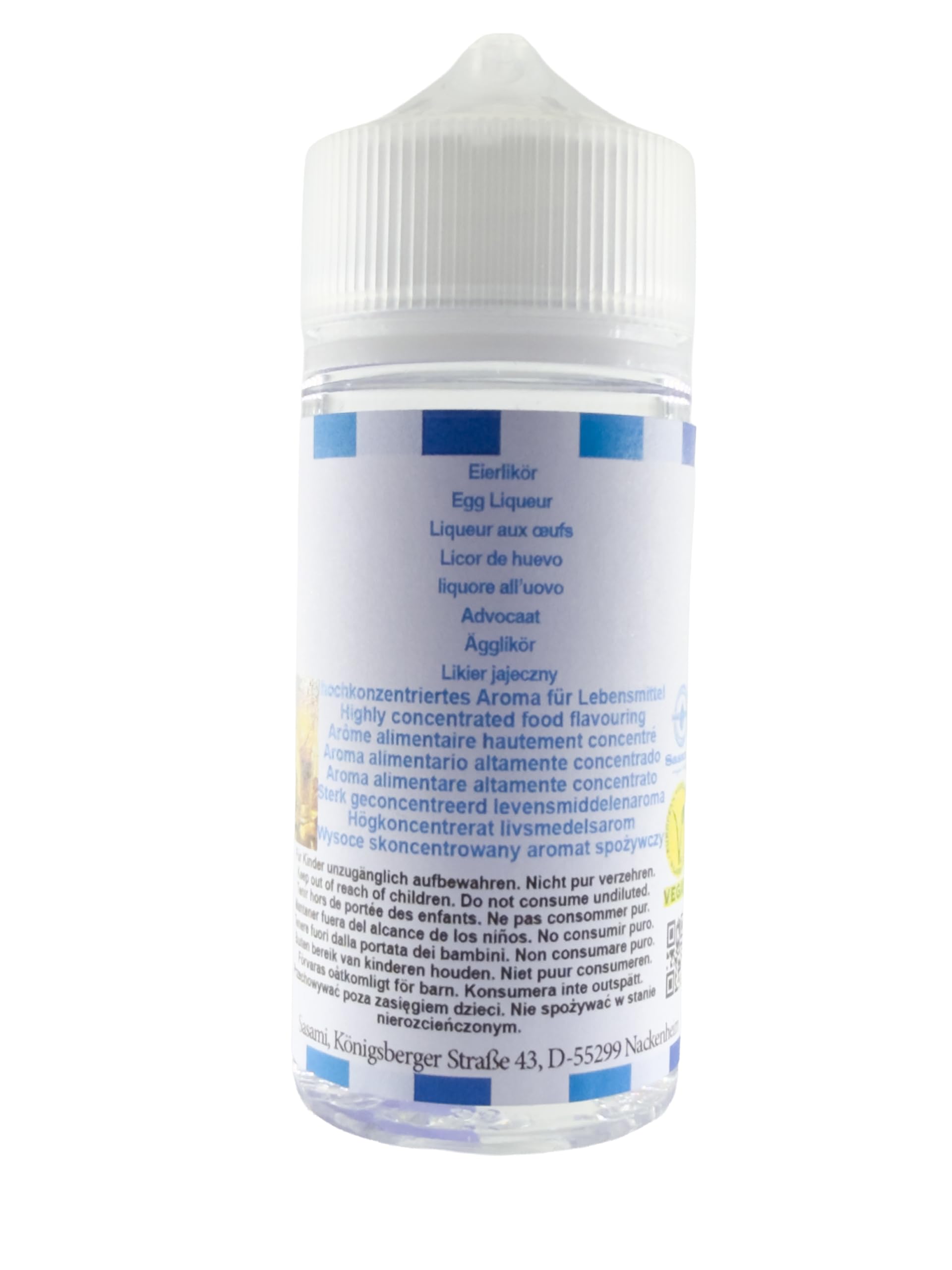 Likier jajeczny aromat koncentrat – Wegański – Sasami – 100ml