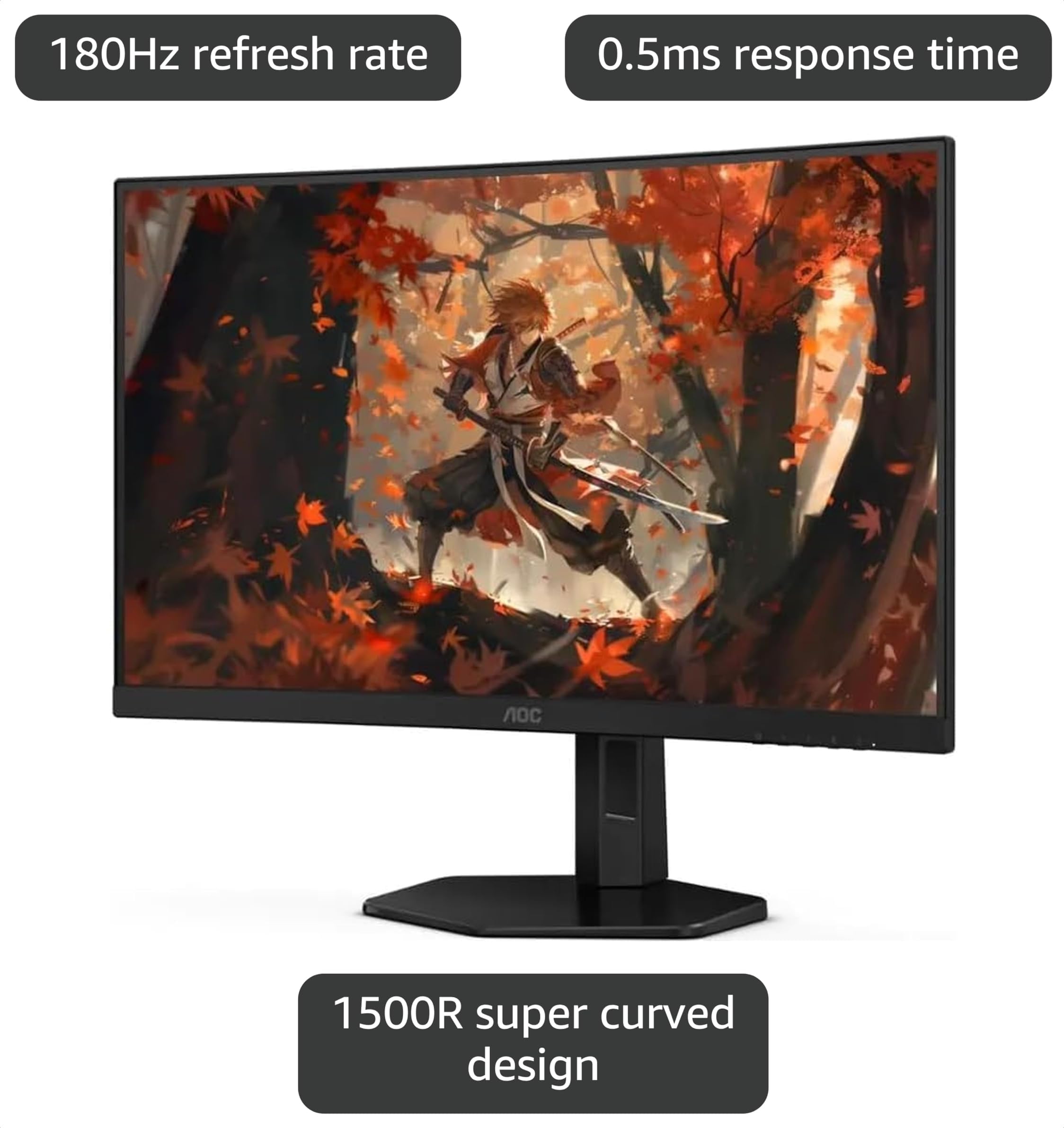 Amazon.com: AOC C27G4X 27-Inch Curved Gaming Monitor, FHD